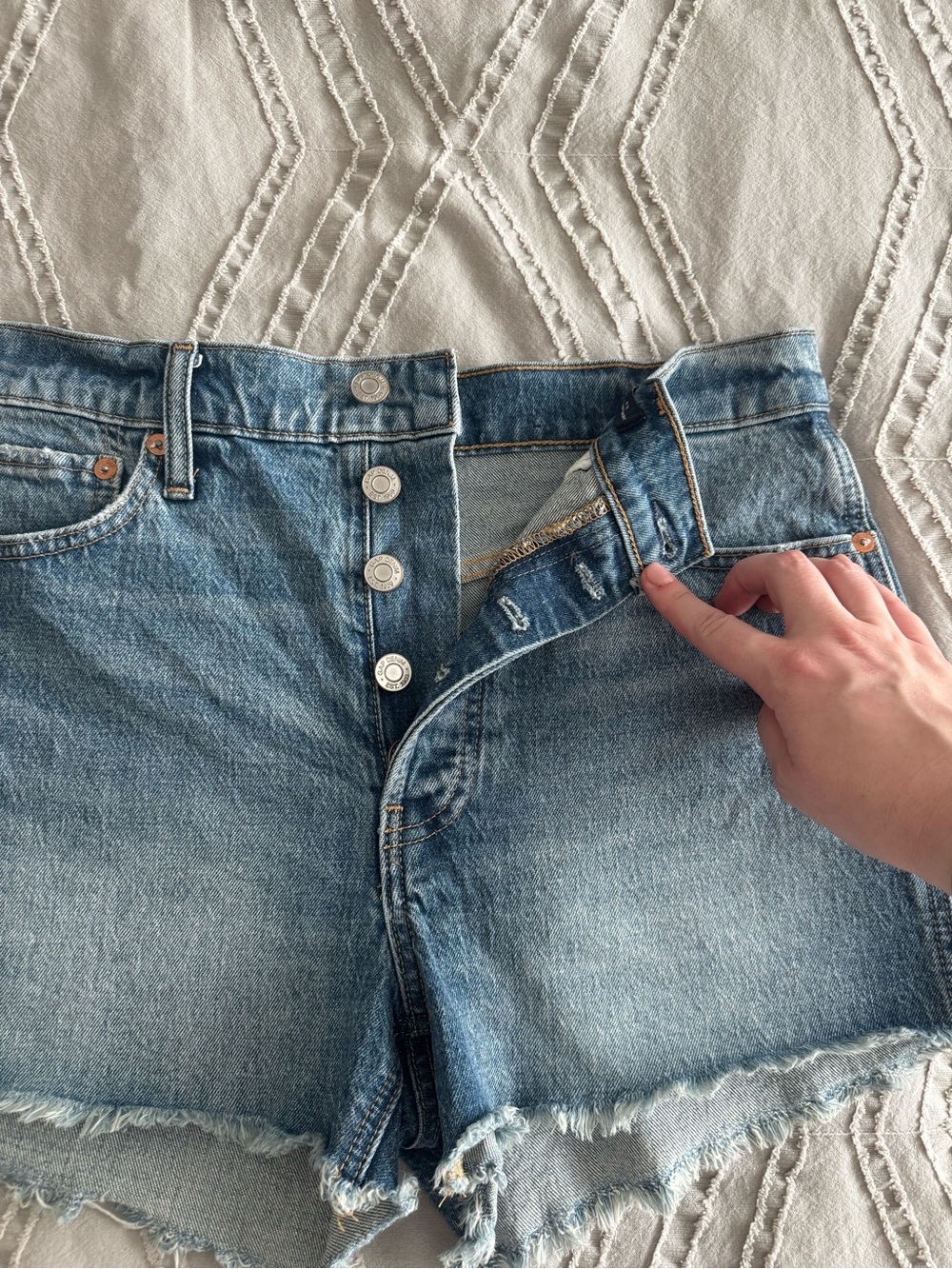 GAP Light Blue Denim Jean Shorts